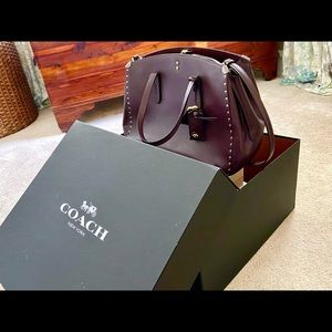Coach 1941 Cooper Border Rivets Carryall Tote Bag in Oxblood - Almost Brand New